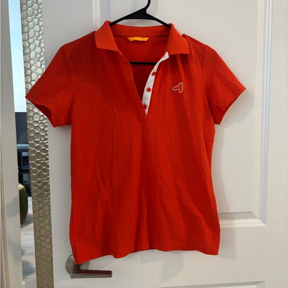 Women's orange Polo Shirt  (like new condition)